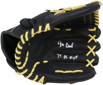 Jeff Burroughs Signed Franklin Baseball Fielders Glove w/74 AL MVP