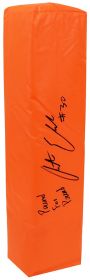 Austin Ekeler Signed Champro Orange Endzone Pylon w/Pound For Pound