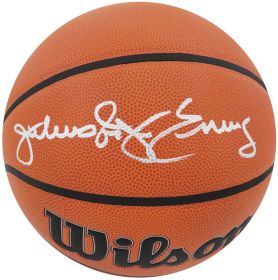 Julius "Dr. J' Erving Signed Wilson NBA Basketball