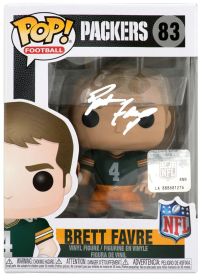Brett Favre Signed Green Bay Packers NFL Legends Funko Pop Doll #83