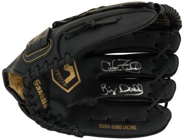 Cecil Fielder Signed Franklin Fieldmaster Black Baseball Fielders Glove