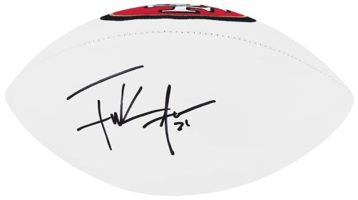 Frank Gore Signed Wilson San Francisco 49ers White Football