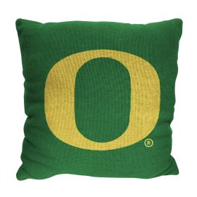 Oregon OFFICIAL NCAA "Invert" Woven Pillow