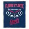 Florida Atlantic OFFICIAL NCAA "Alumni" Silk Touch Throw Blanket; 50" x 60"