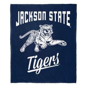 Jackson State OFFICIAL NCAA "Alumni" Silk Touch Throw Blanket; 50" x 60"