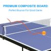 Ping Pong Table Set with Net and 2 Paddles